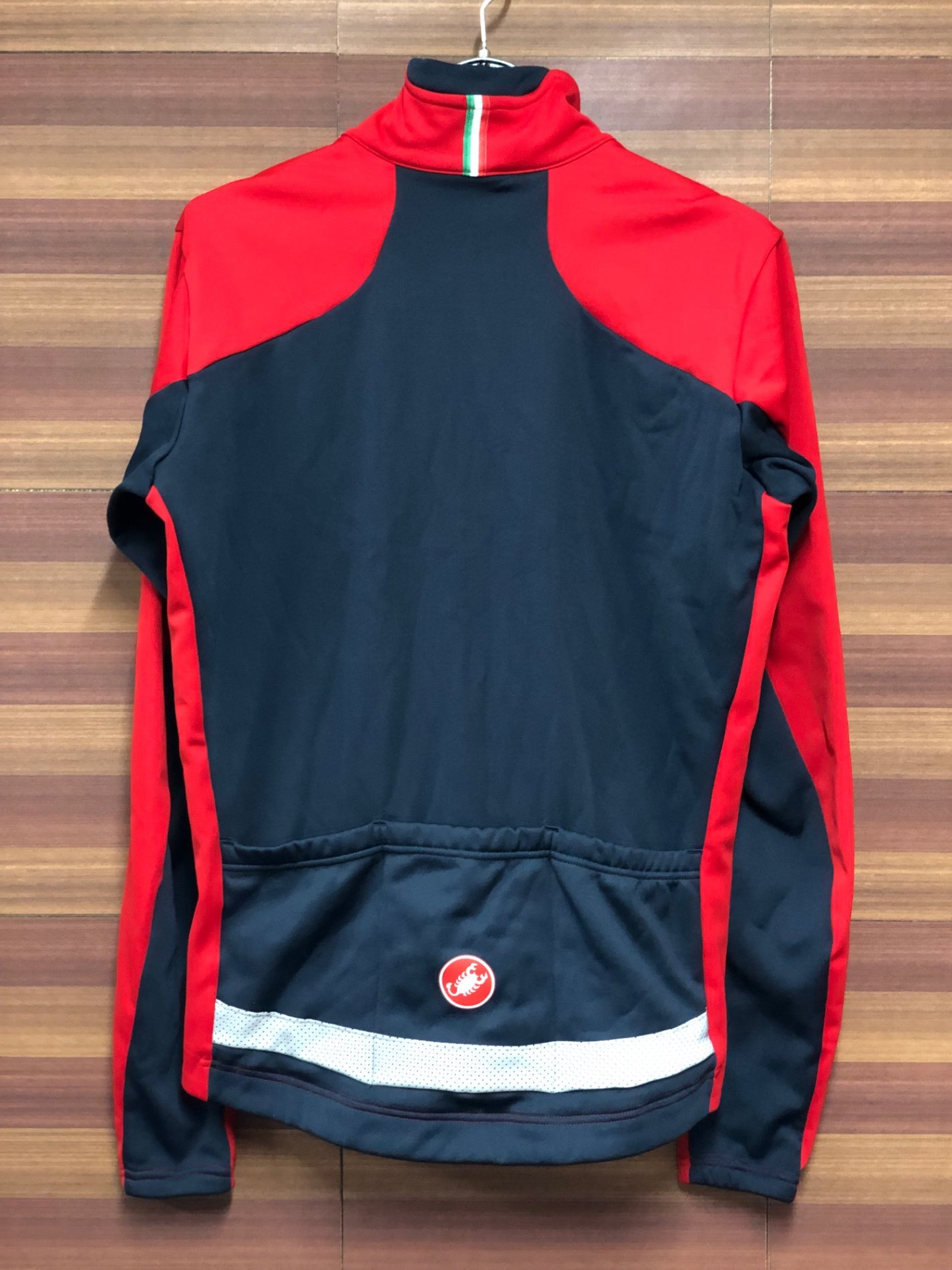 IM429 カステリ CASTELLI 長袖 サイクルジャケット 裏起毛 赤 M GORE TEX INFINIUM