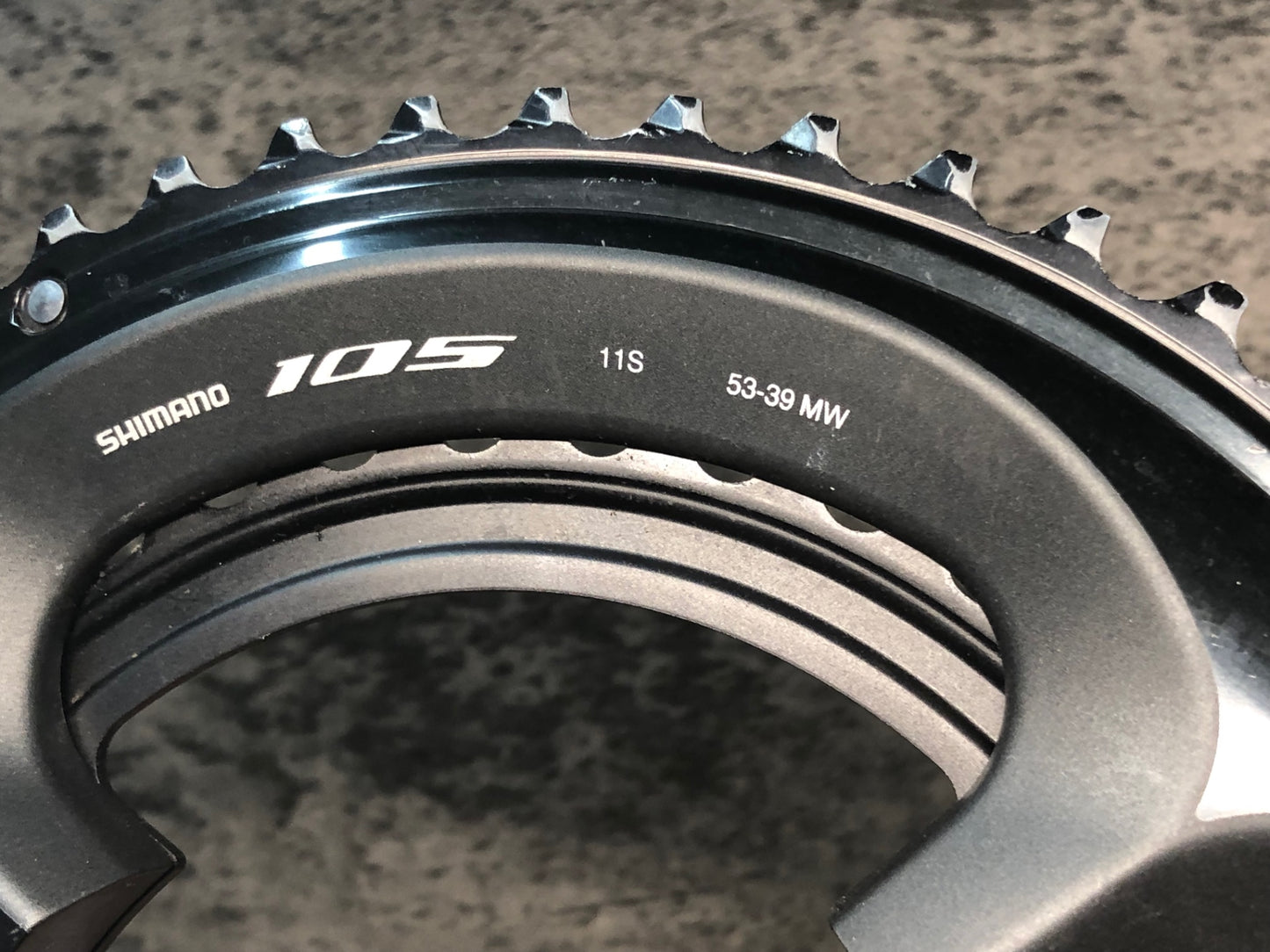 IR176 シマノ SHIMANO 105 FC-R7000用 チェーンリングセット 53/39T
