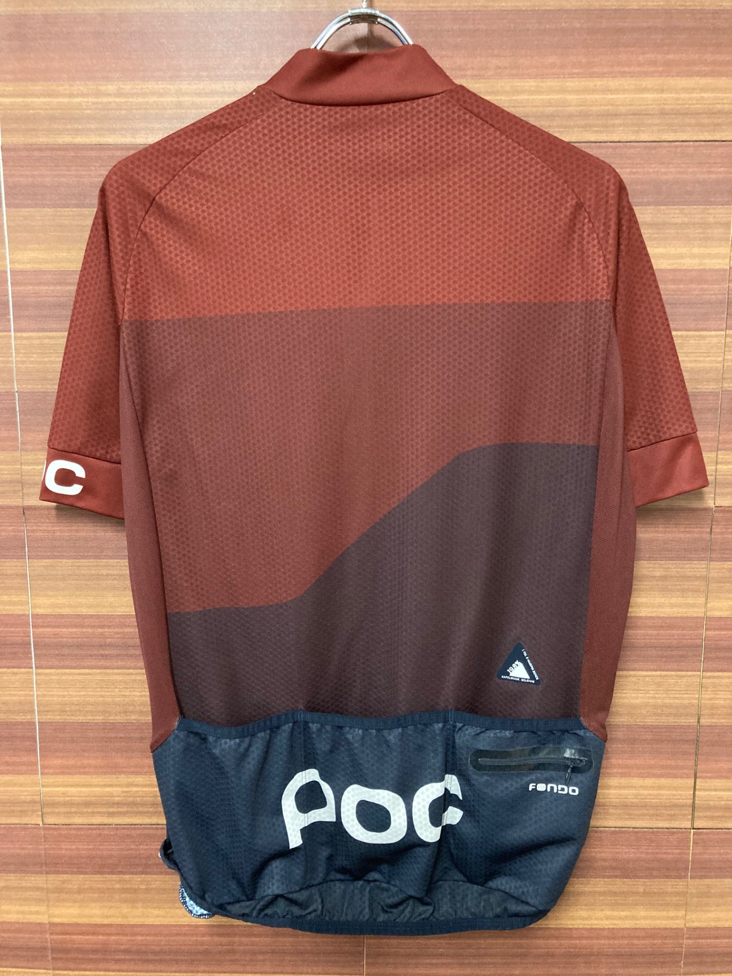 IO381 ポック POC 半袖サイクルジャージ 赤紺 XL