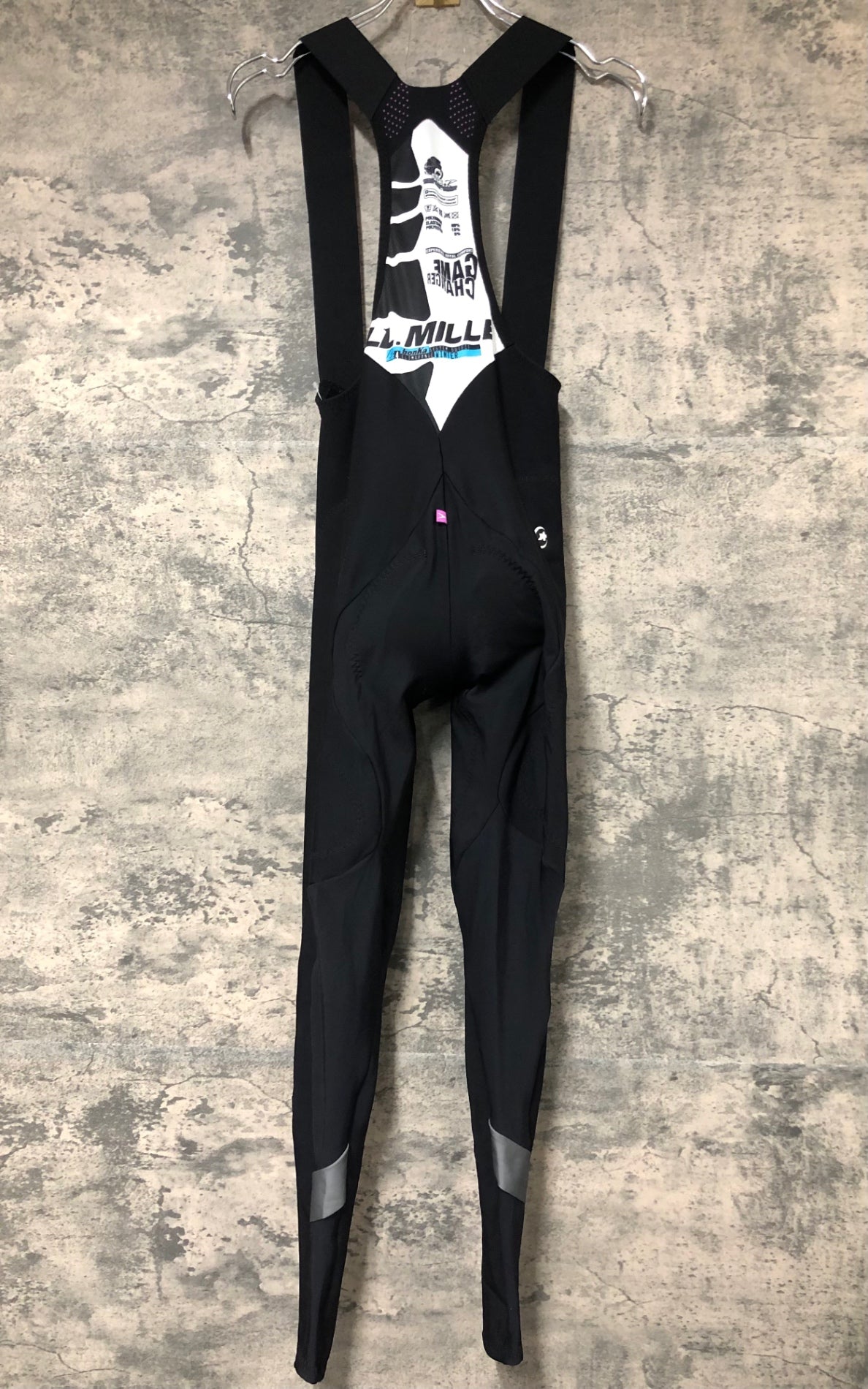 IY437 アソス assos LL.MILLE ビブタイツ 黒 S 裏起毛