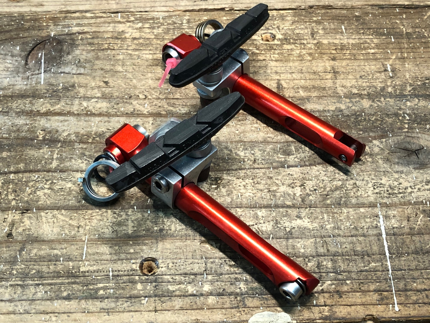 HT586 ポール PAUL MOTOLITE 片側 Vブレーキ レッド