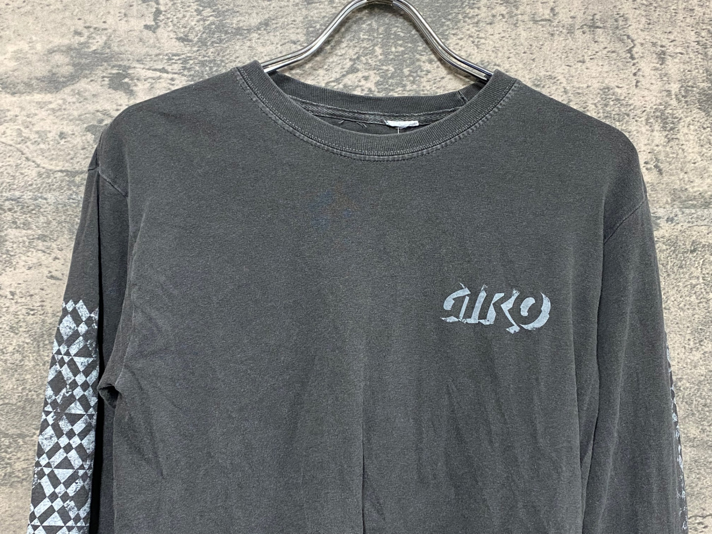 IZ186 ジロ GIRO 長袖 サイクルジャージ グレー S