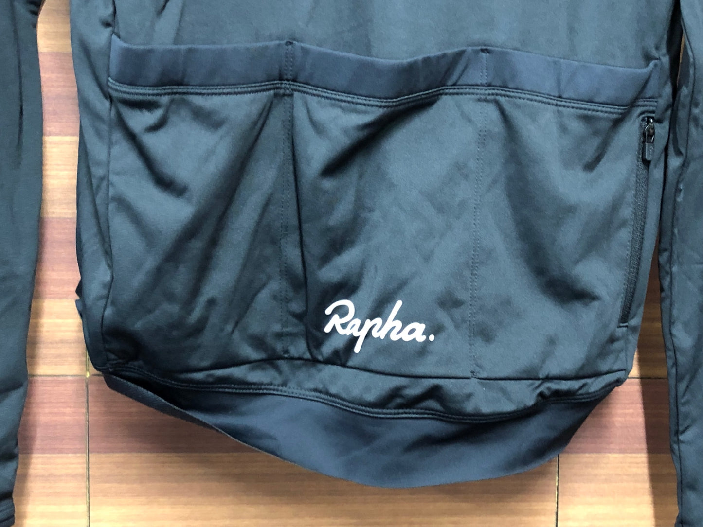 IT553 ラファ Rapha CORE LONG SLEEVE JERSEY 長袖サイクルジャージ 黒 L 裏起毛