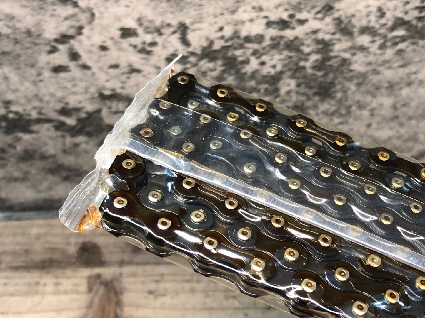 IP832 HKK Vertex TRACK RACER CHAIN 厚歯 シングル チェーン NJS トラック ピスト用 ブルーブラック