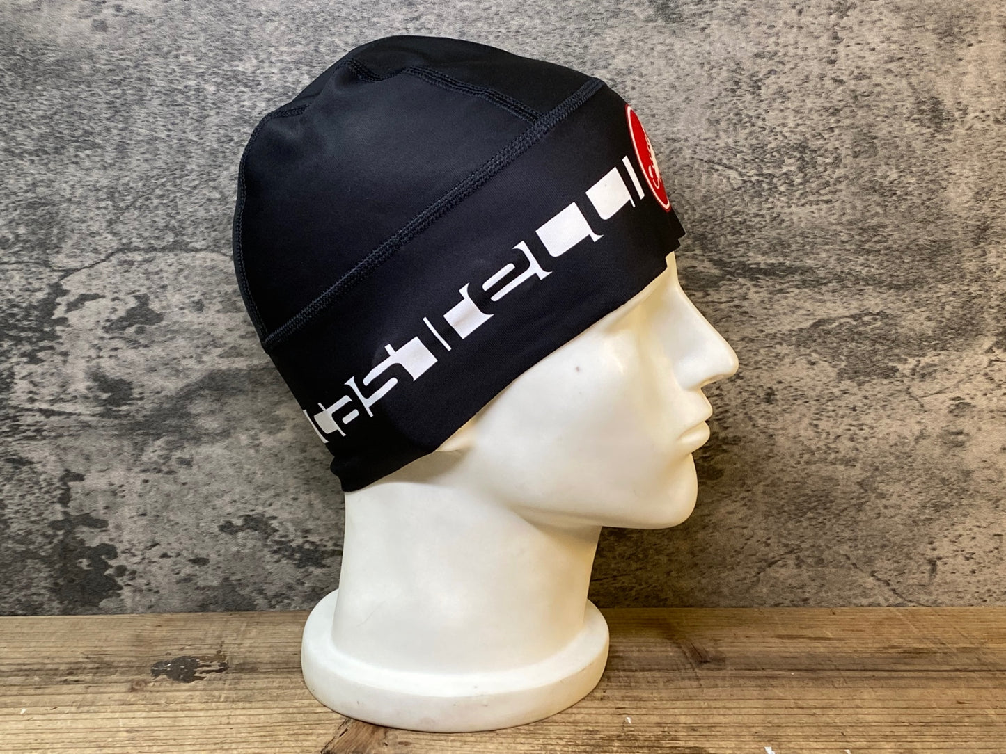 JC749 カステリ CASTELLI サイクルキャップ 黒 フリーサイズ 裏起毛