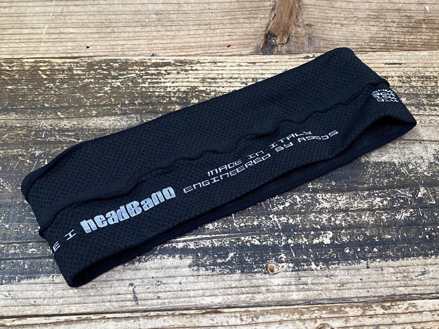 JC655 アソス ASSOS HEAD BAND COLIMA CODE 1/3 ヘッドバンド 黒 Ⅰ