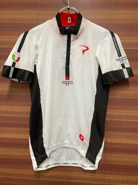 IQ355 カステリ castelli 半袖サイクルジャージ 白黒 M Pinarello 未使用 汚れ