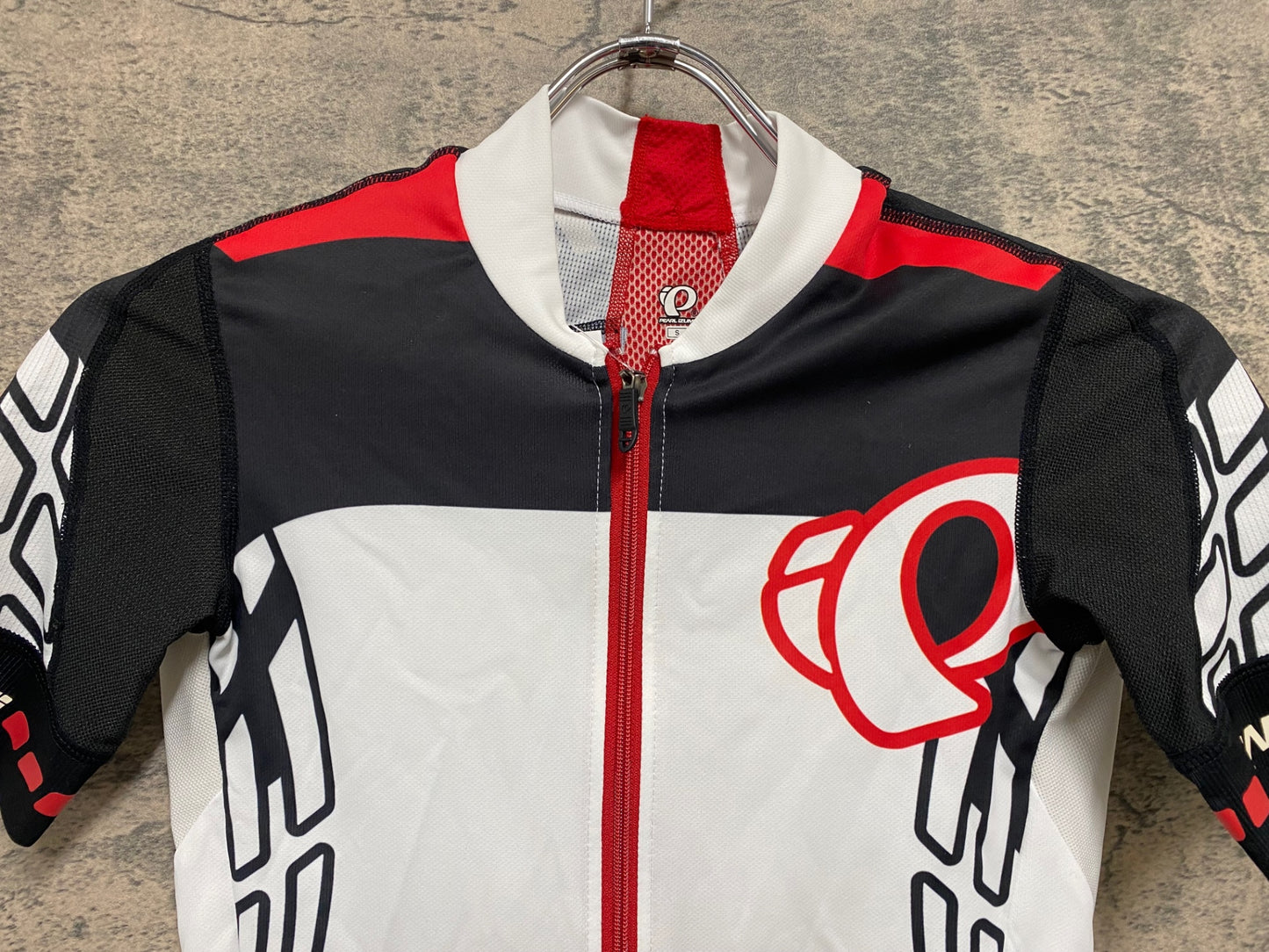 JD269 パールイズミ PEARL iZUMi 半袖 サイクルジャージ 黒 白 赤 S