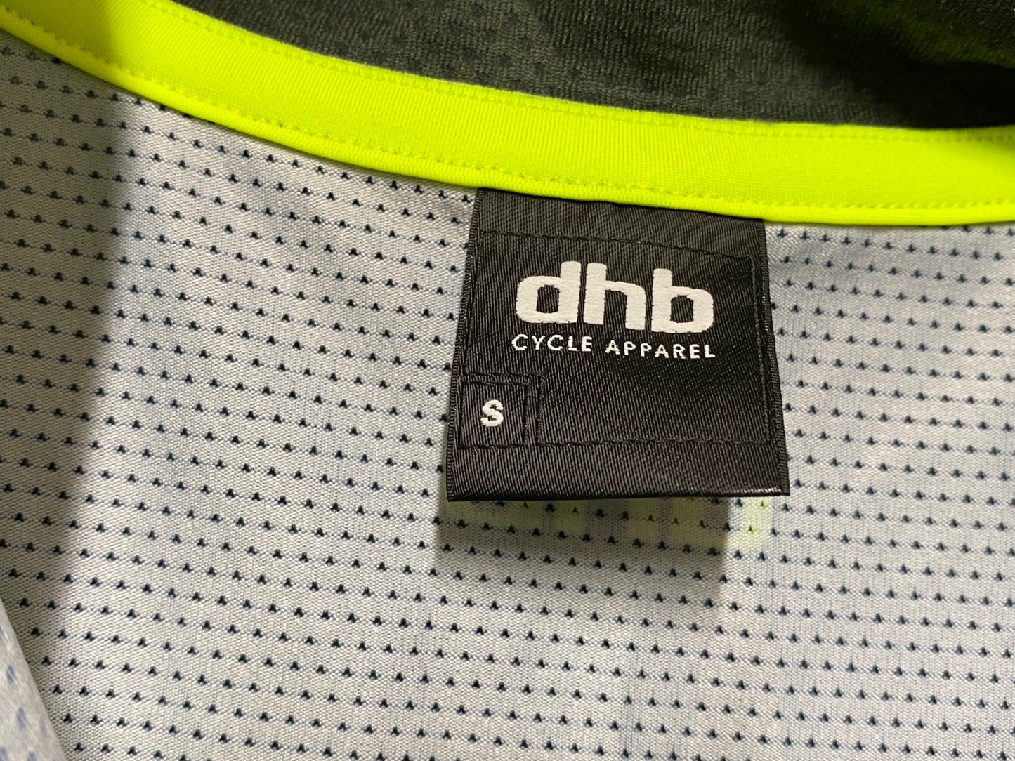 JA540 dhb 半袖 サイクルジャージ 緑 黄 S