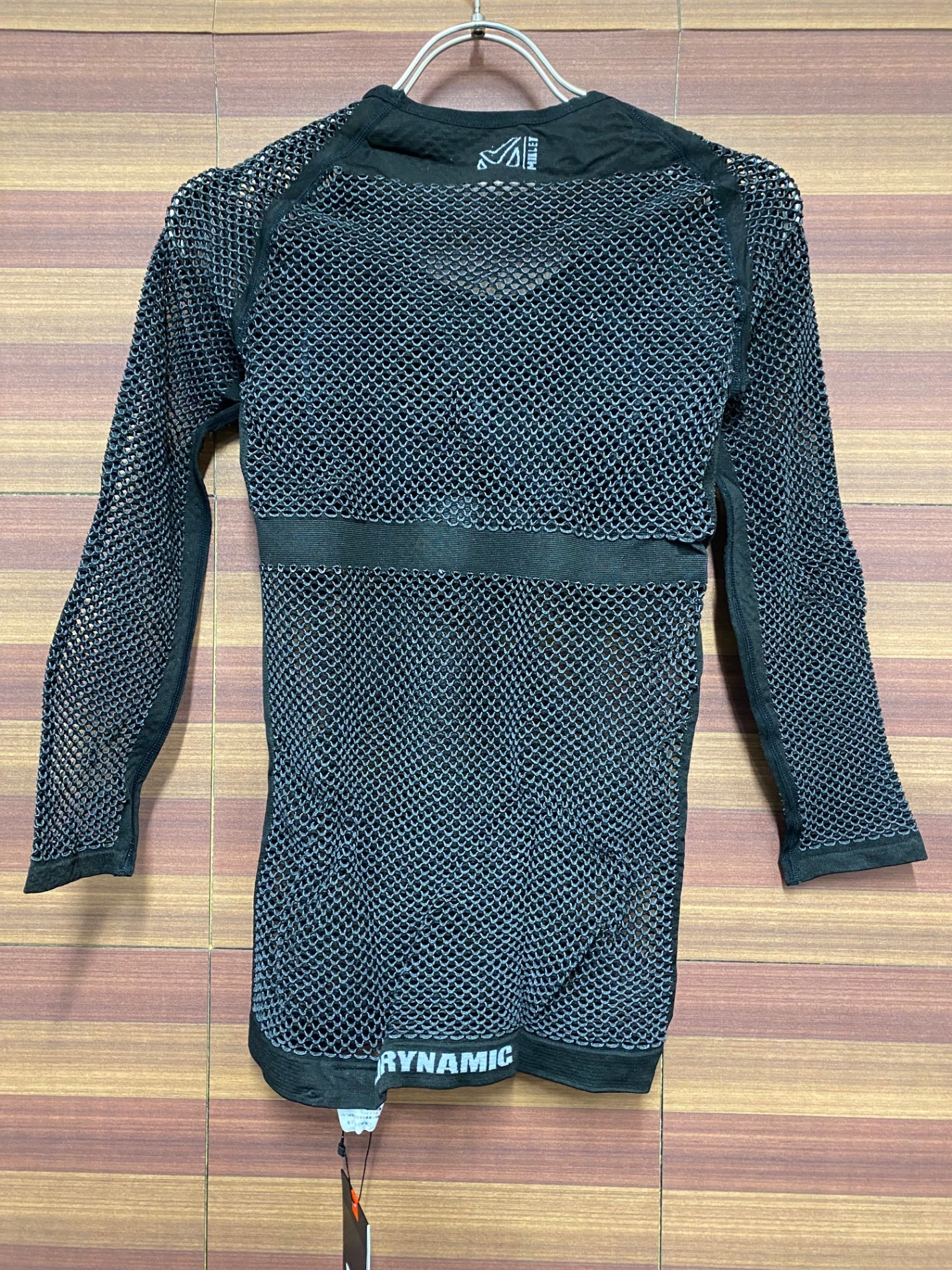 IQ213 ミレー MILLET 七分袖 ベースレイヤー 黒 レディース サイズSAB メッシュ