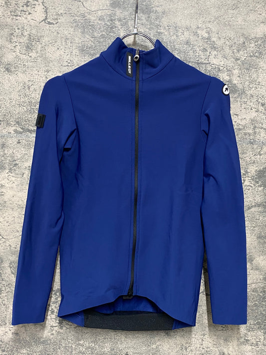 IY535 アソス assos MILLE GT SPRING FALL JERSEY C2 長袖 サイクルジャージ ネイビー XS 裏起毛