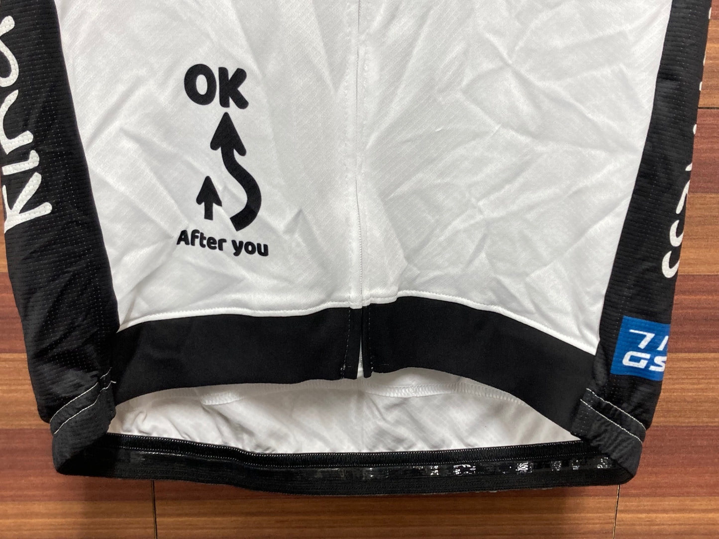 IW432 ジェッセージ GSG 半袖 サイクルジャージ 白 黒 レディース S