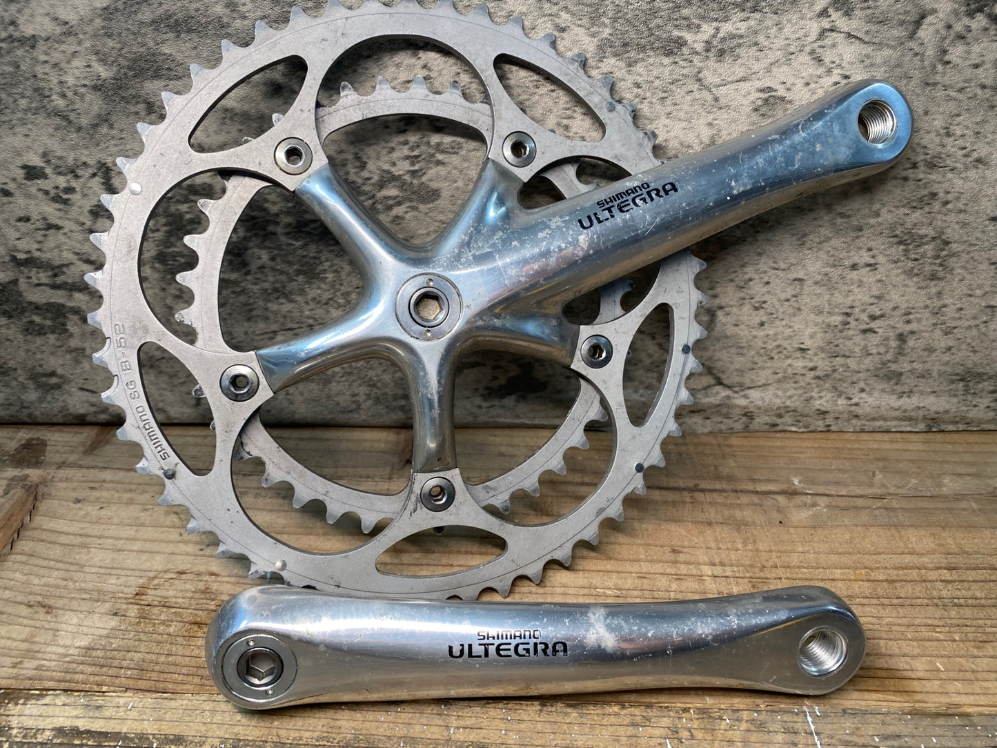 IN729 シマノ SHIMANO アルテグラ ULTEGRA FC-6500 クランクセット 170mm 52/39T