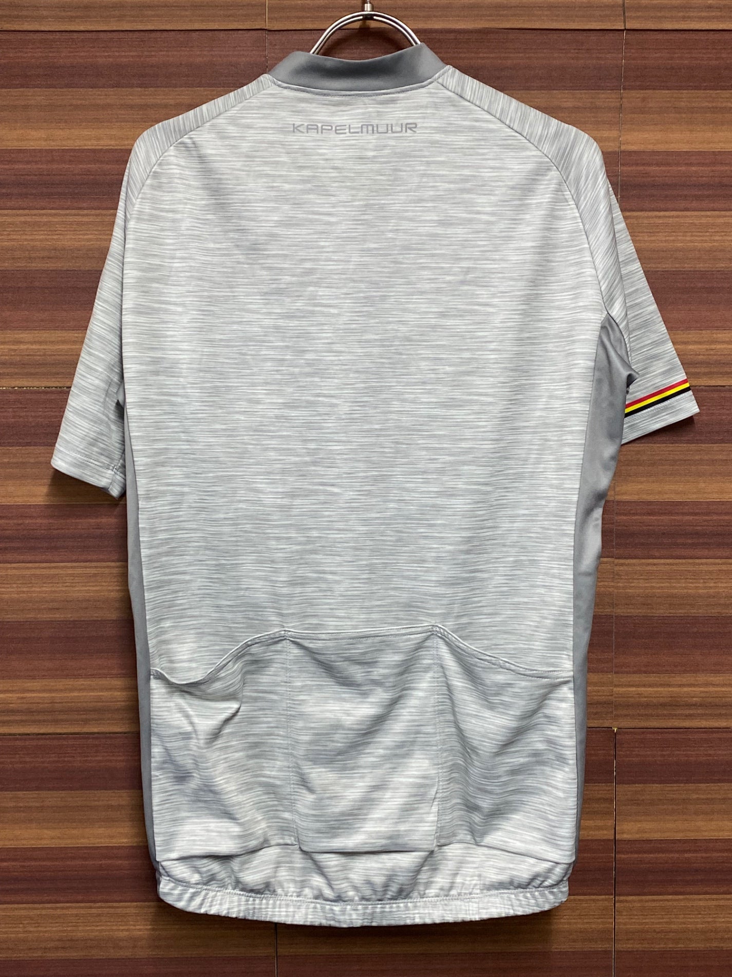 IQ813 カペルミュール kapelmuur 半袖サイクルジャージ グレー ASIA L