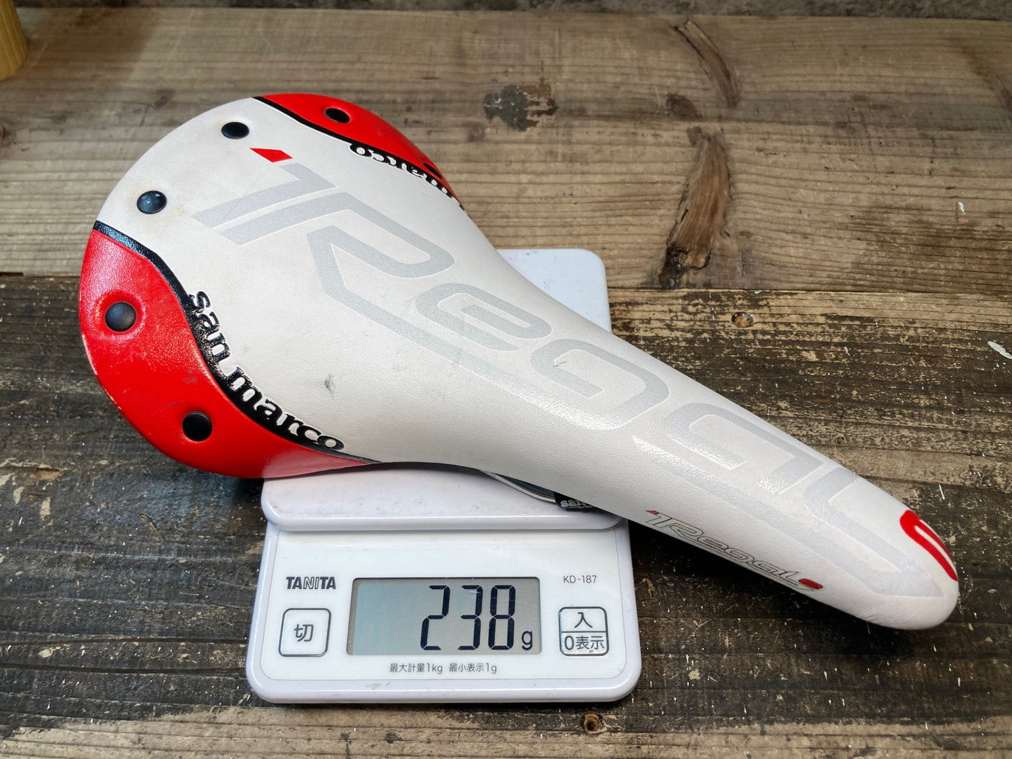 IX238 サンマルコ san marco リーガル Regal e 白赤 幅実測150mm XSiLITEレール