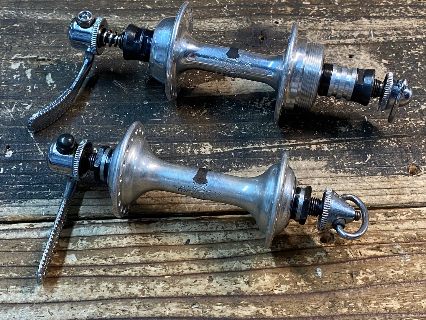 IX144 カンパニョーロ Campagnolo レコード RECORD ハブセット OLD100x126mm F36H/R32H BSAネジ