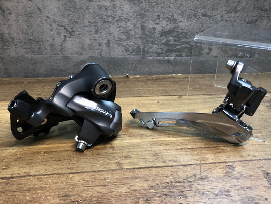 IF969 シマノ SHIMANO アルテグラ ULTEGRA RD-6700 FD-6700 ディレイラーセット 2x10S 直付 ※FD固定ボルト、ワッシャー欠品