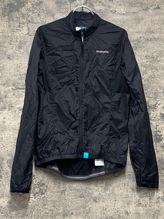 JB363 シマノ SHIMANO 長袖 ウィンドブレーカー 黒 M