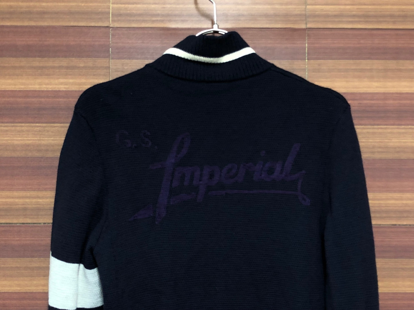 IO871 ラファ Rapha IMPERIAL WORKS TRACK JACKET 長袖 ジャケット 濃紺 XS