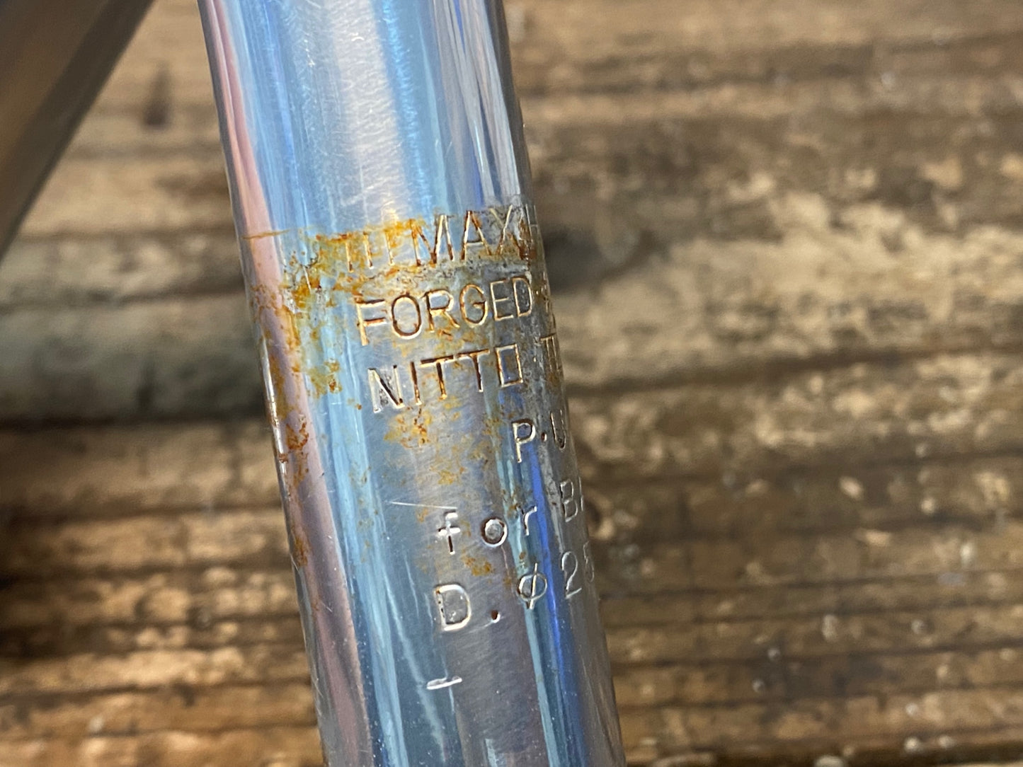 IP059 ニットー NITTO アルミ ステム 110mm 58° NJS認定 ※錆あり