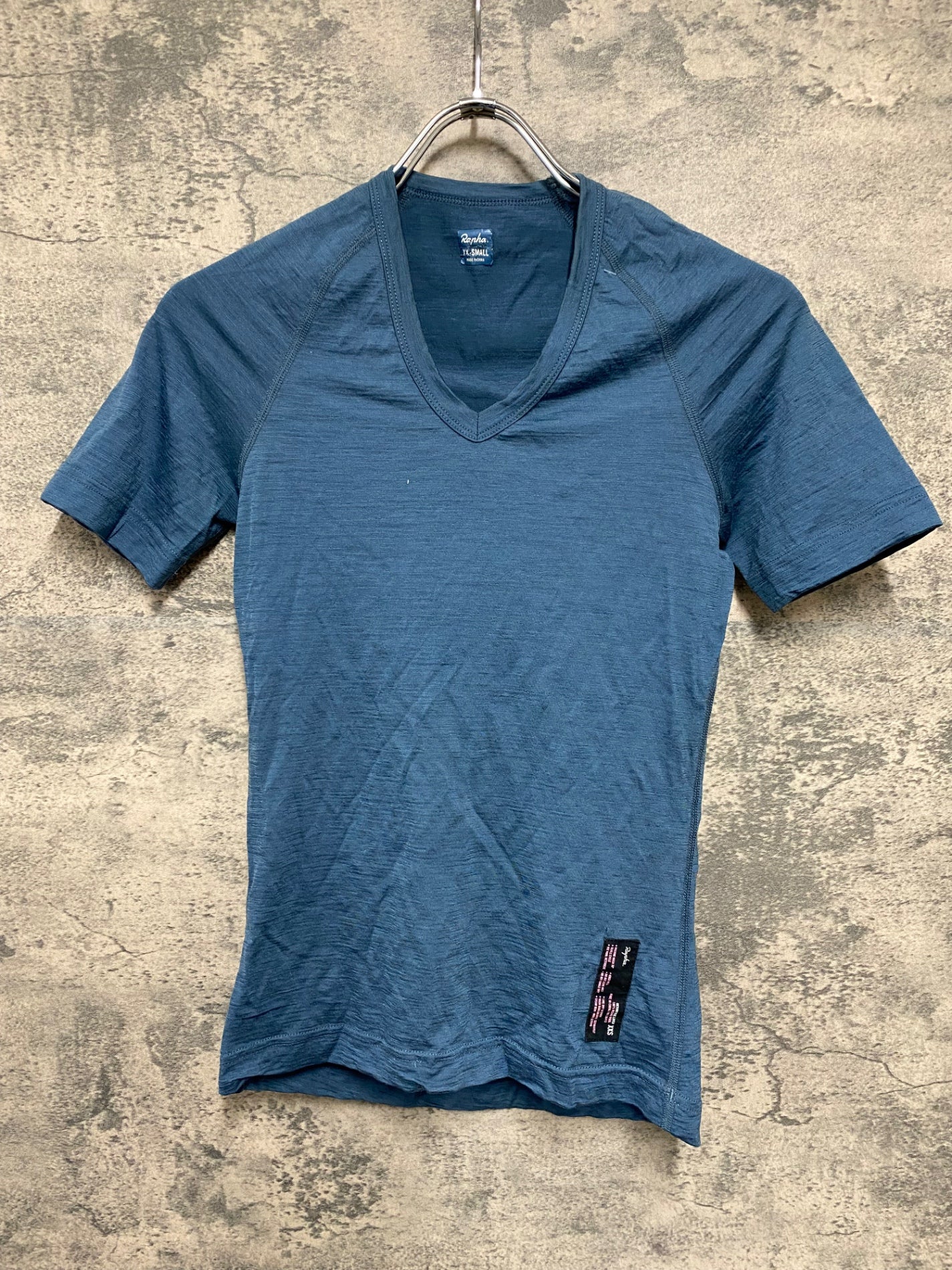 IS760 ラファ Rapha MERINO BASE LAYER 半袖 ベースレイヤー グレー XS