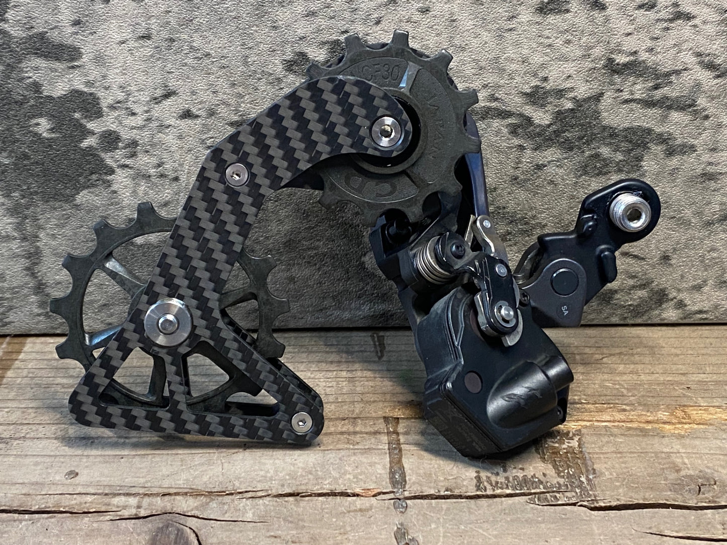 IU294 シマノ SHIMANO アルテグラ ULTEGRA RD-R8050 Di2 リアディレイラー 11S カーボンドライジャパン ビッグプーリ付き