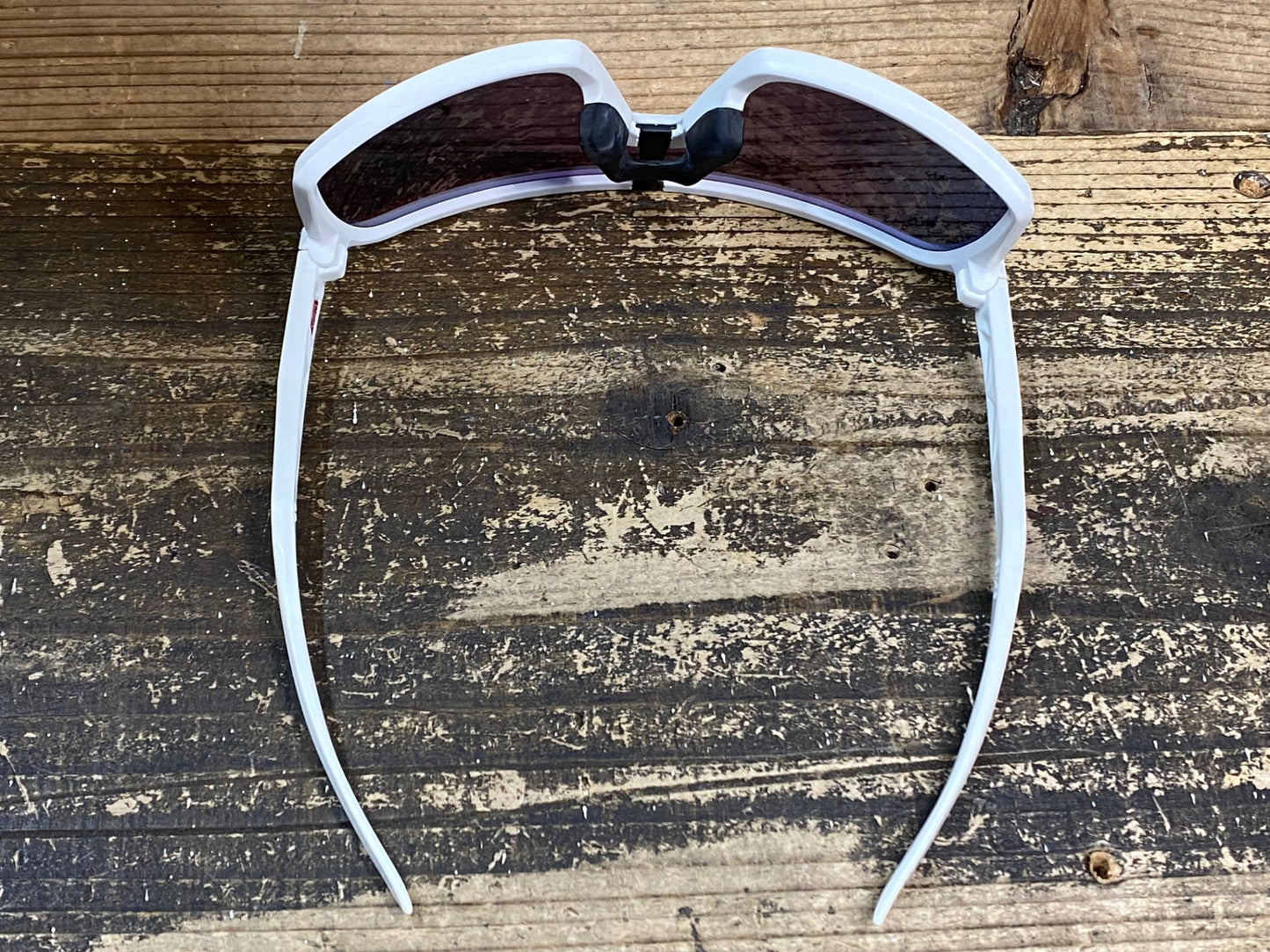 JB959 オークリー OAKLEY スートロ SUTRO サングラス PRIZMレンズ 白 アイウェア ※レンズ傷