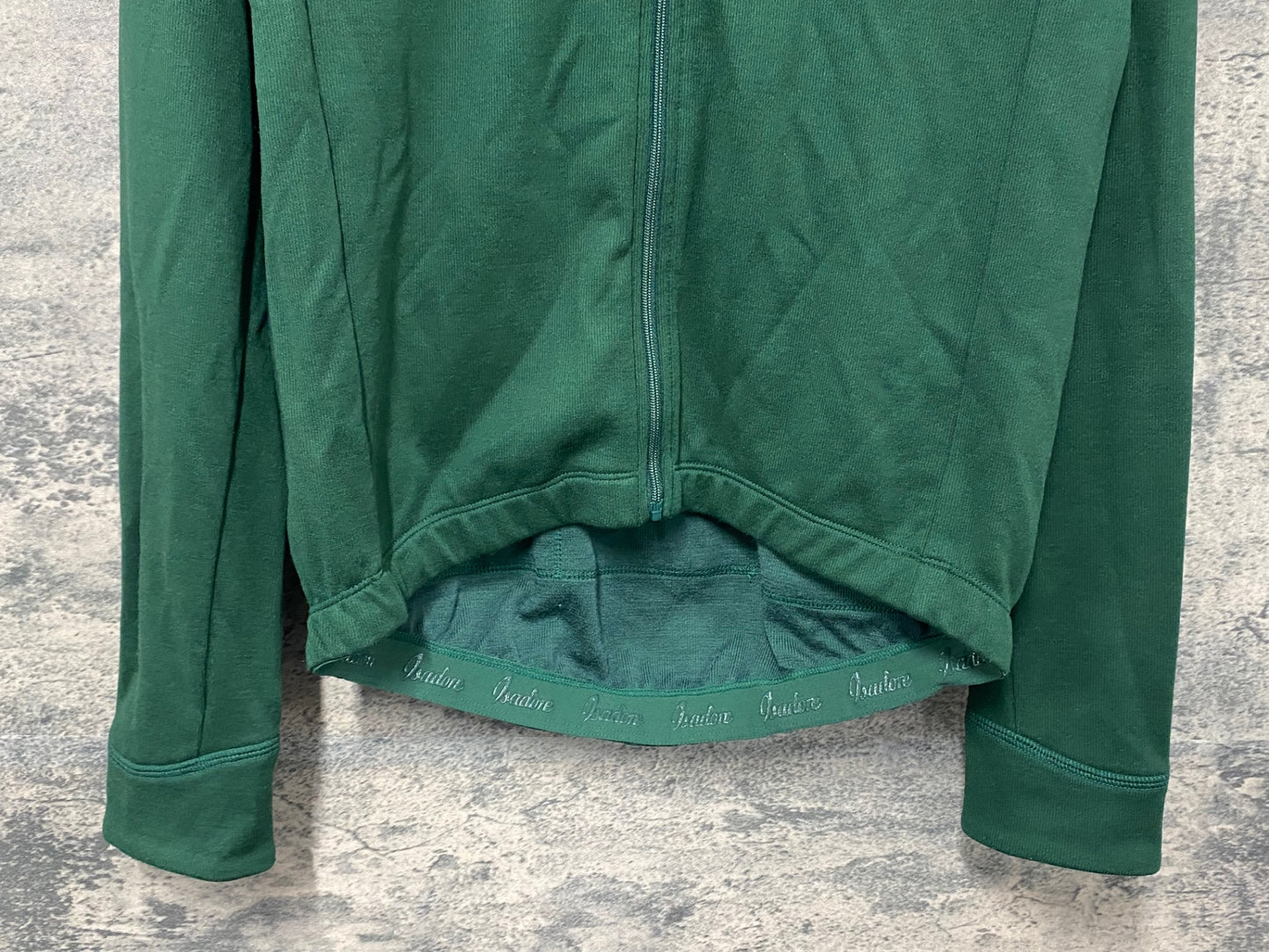 JA440 イザドア Isadore 長袖 サイクルジャージ 緑 L 裏起毛