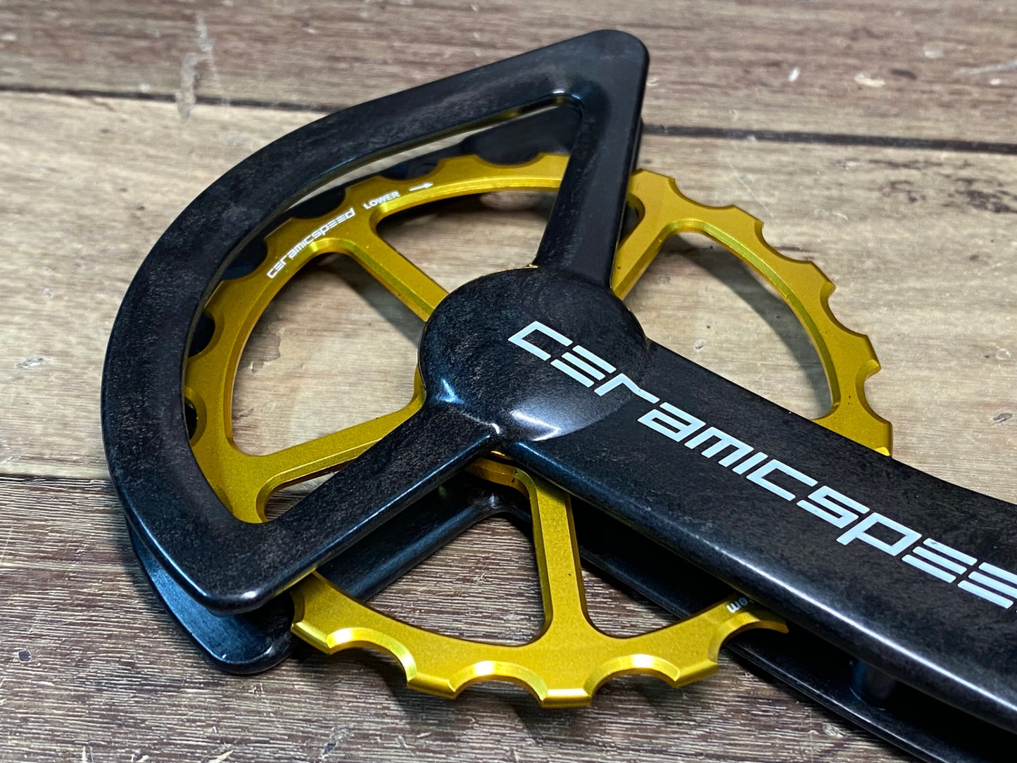 IK386 セラミックスピード CERAMICSPEED OSPW SHIMANO COATED ビッグプーリー ゴールド 12S 9250/8150用