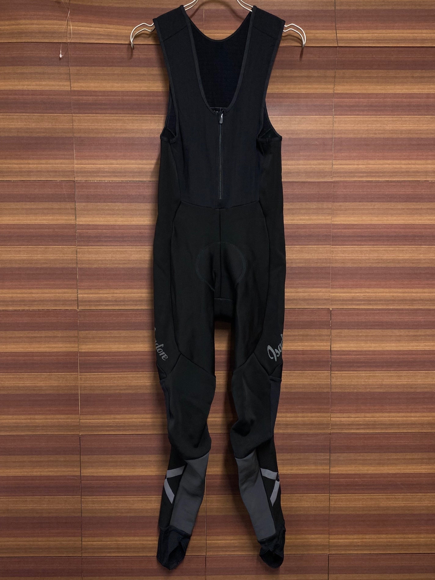 IQ676 イザドア Isadore ビブタイツ 黒 S 裏起毛