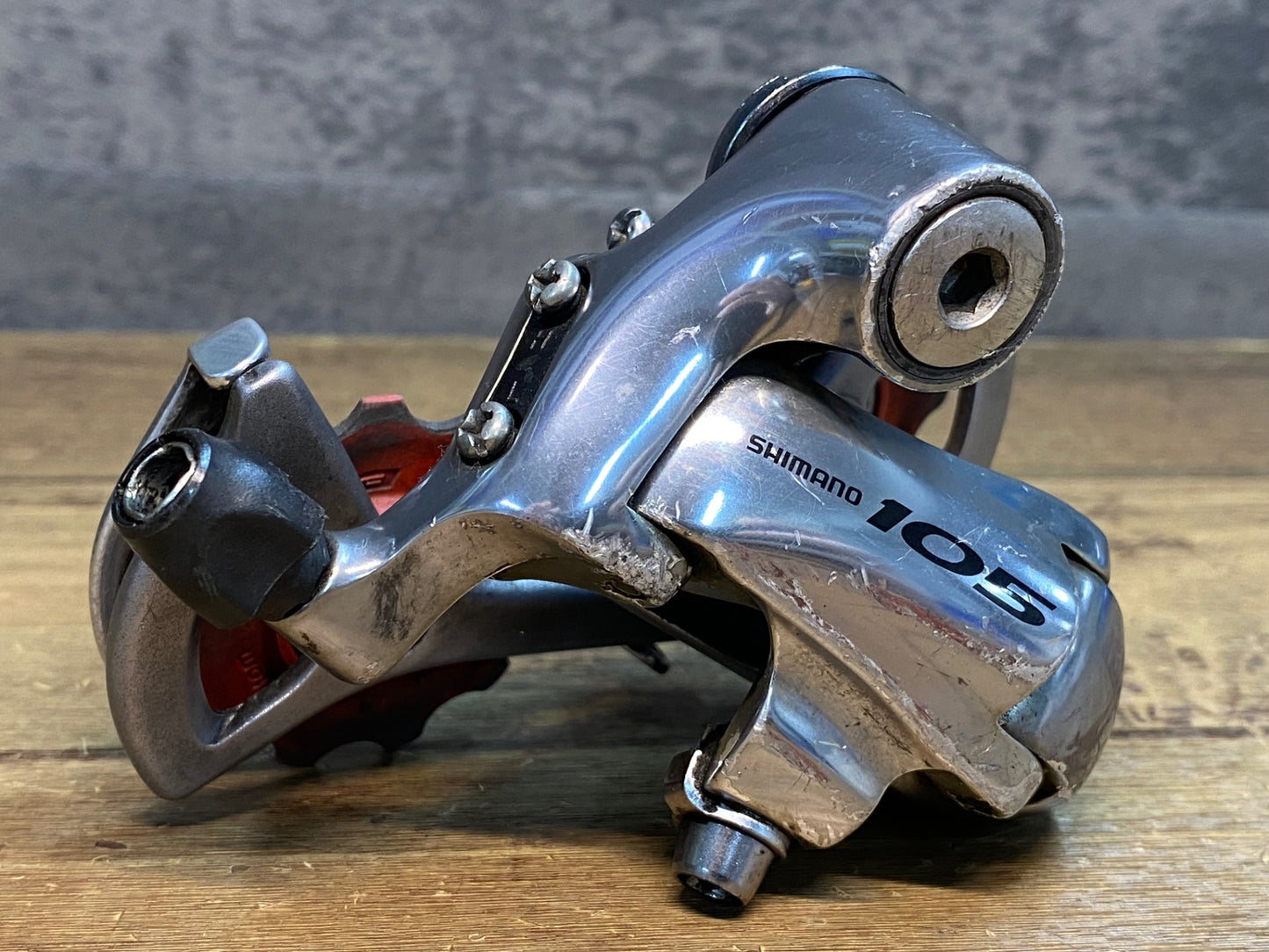 HC783 シマノ SHIMANO 105 RD-5600 リアディレイラー 10S 社外プーリー