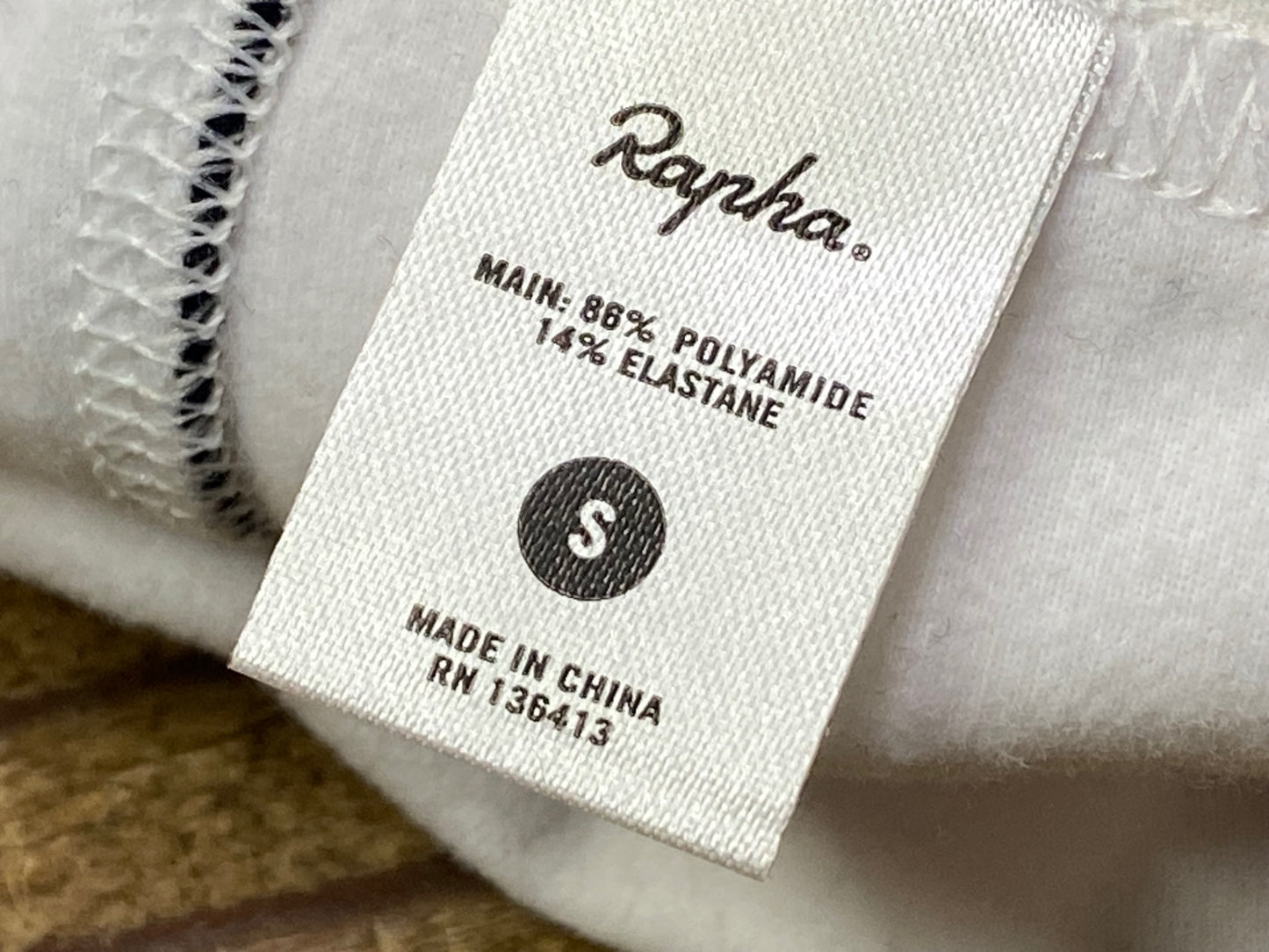 IR222 ラファ Rapha アームカバー 白 S 裏起毛