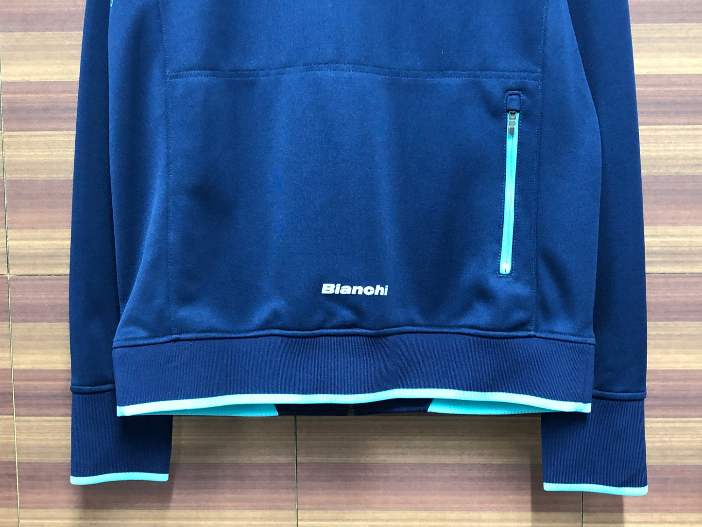 IS436 ビアンキ Bianchi 長袖 サイクルジャケット 紺 M