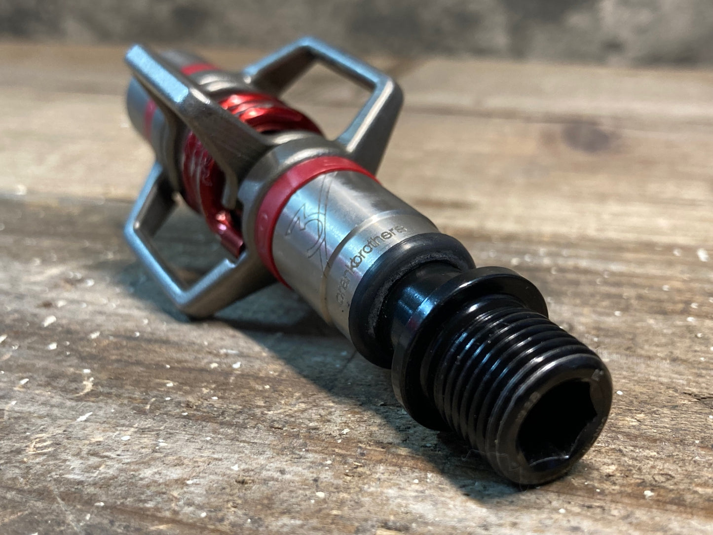 IO617 クランクブラザーズ CrankBrothers エッグビーター EGGBEATER3 ビンディングペダル 赤