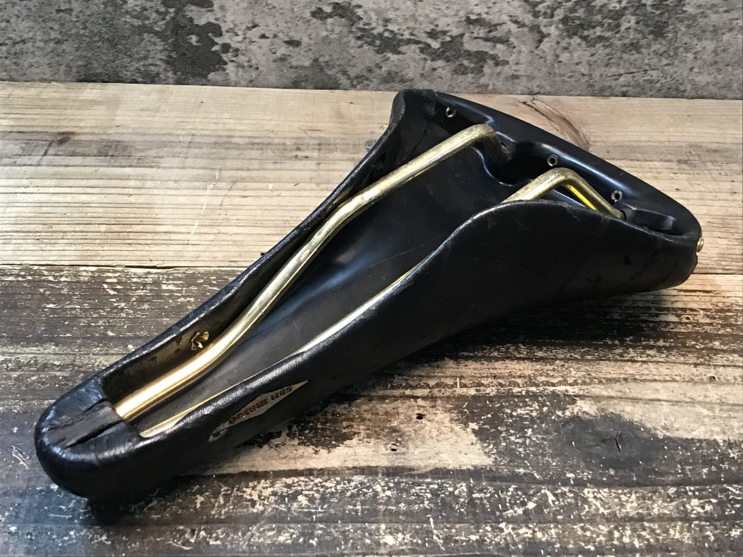 JB240 サンマルコ SAN MARCO ロールス ROLLS サドル 黒 ゴールド