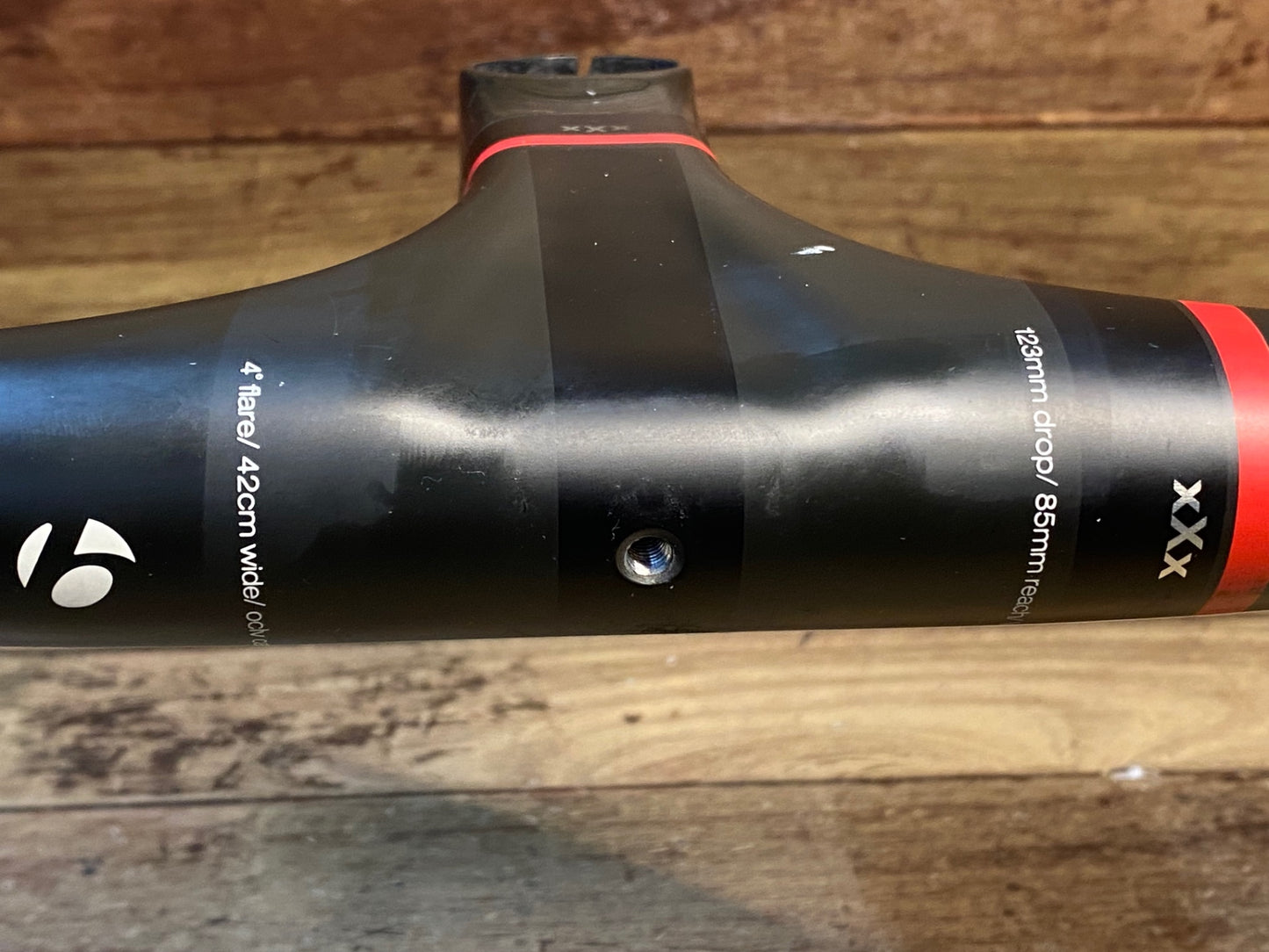 HR705 ボントレガー Bontrager XXX ステム一体型 カーボン ドロップハンドル C-C420mm ステム長100mm