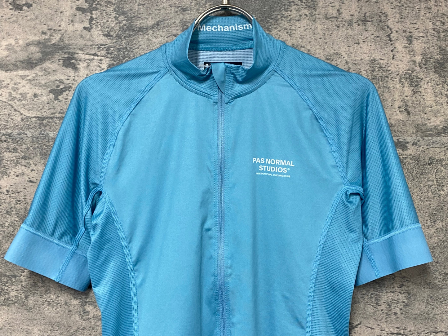 JC420 パスノーマルスタジオ Pas Normal Studios | Men's Mechanism Jersey 半袖 サイクルジャージ スカイブルー M