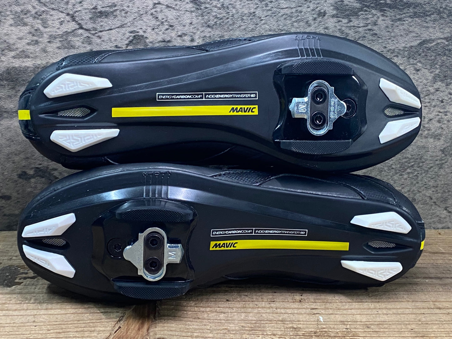 JC697 未使用品 マヴィック MAVIC COSMIC ELITE ビンディングシューズ 黒 EU40 SPDアタッチメント ペン字あり