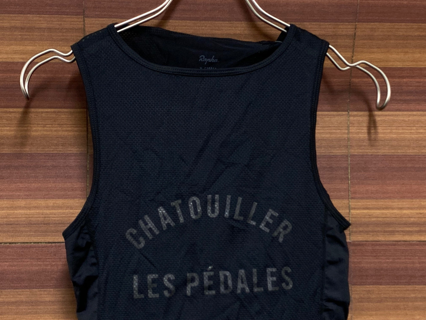 IO916 ラファ Rapha SOUPLESSE BASE LAYER SLEEVELESS ノースリーブ べースレイヤー 黒 XS