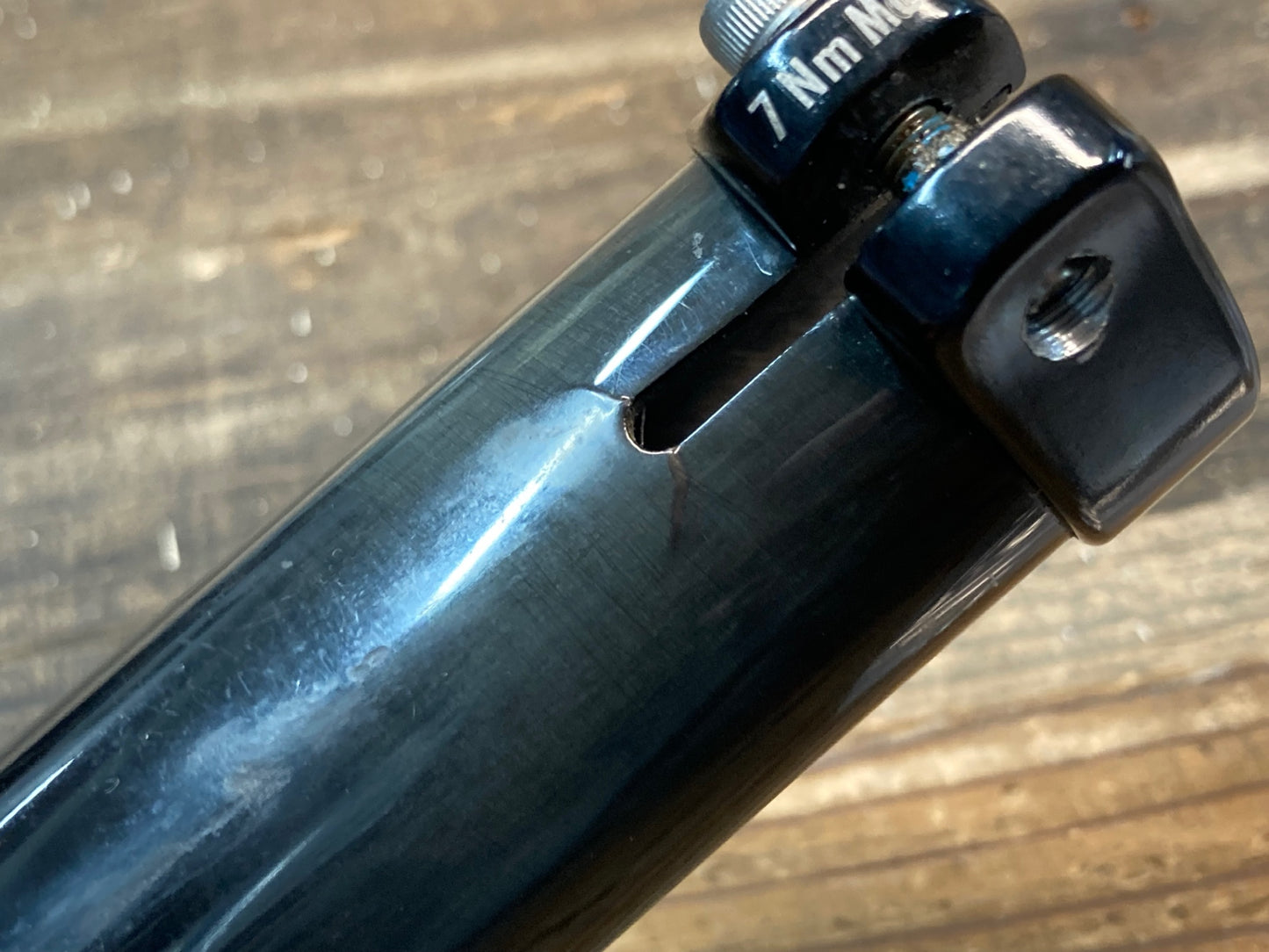 IO277 ボントレガー BONTRAGER カーボン シートマストキャップ 7mmラウンド 135㎜×5㎜ ※締め込みによる皺大