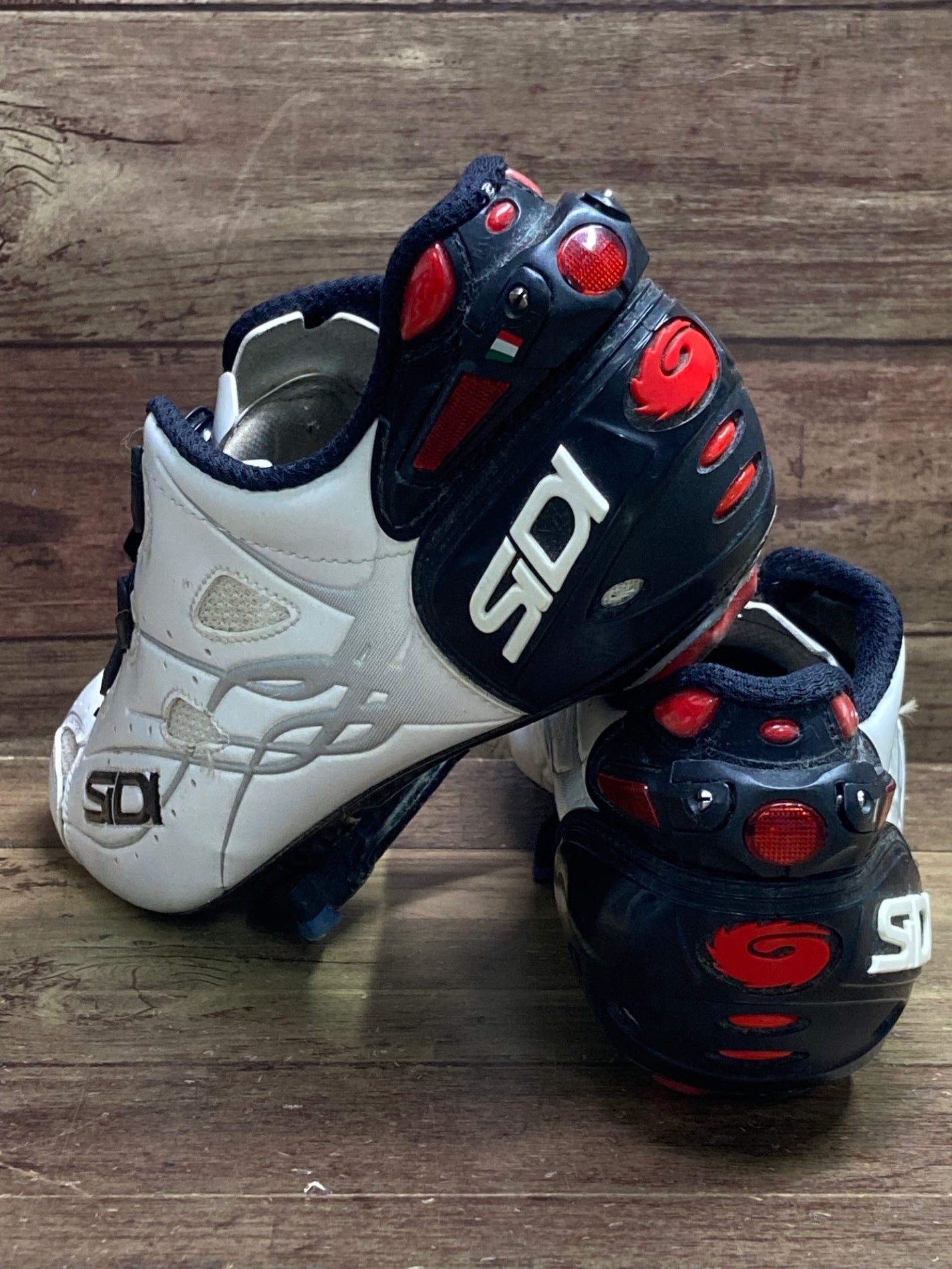 IJ885 シディ SIDI SCARPE SHOT ビンディングシューズ 白 EU43 SPD-SL