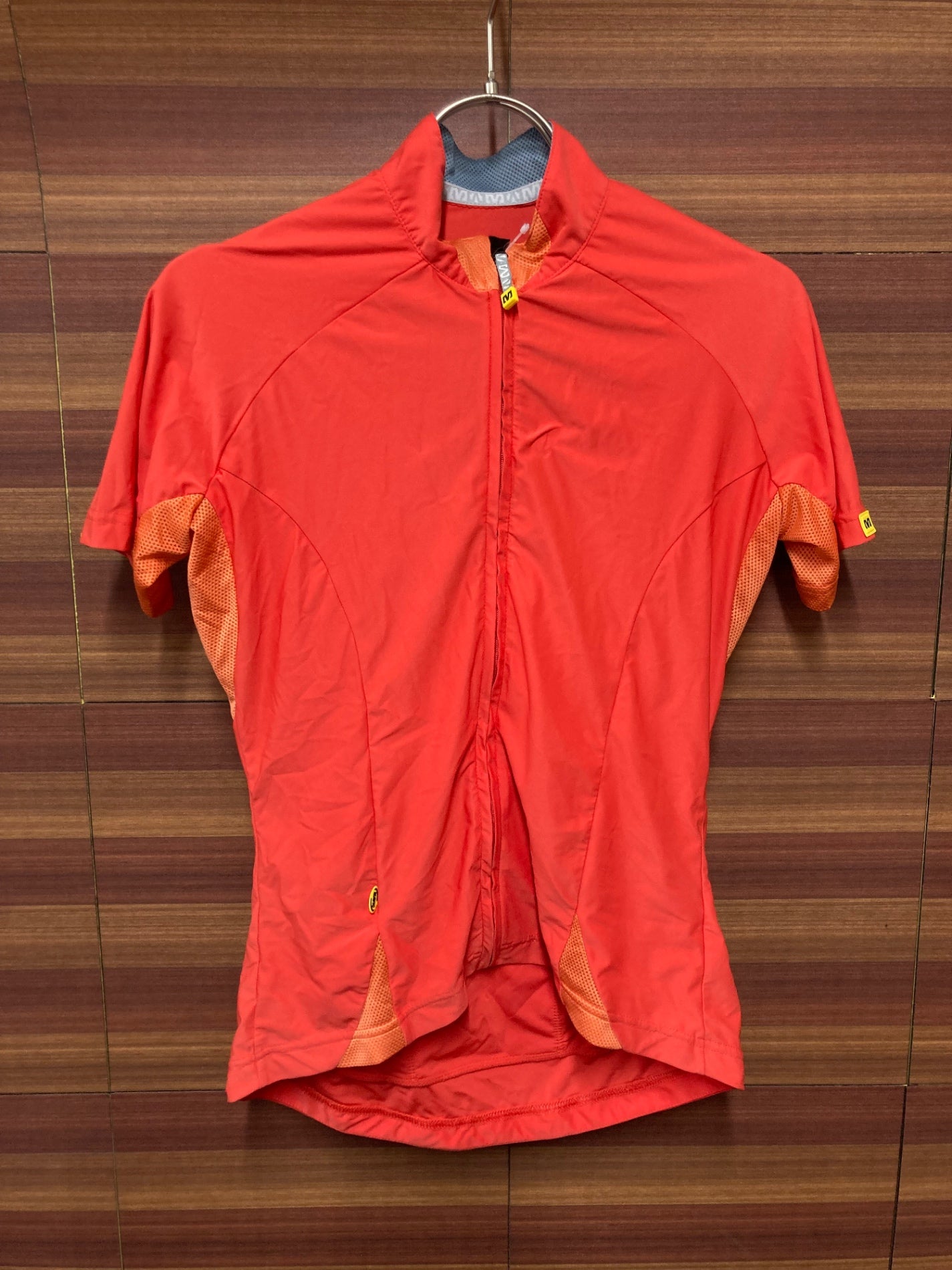 IU827 マヴィック MAVIC 半袖 サイクルジャージ オレンジ レディース M