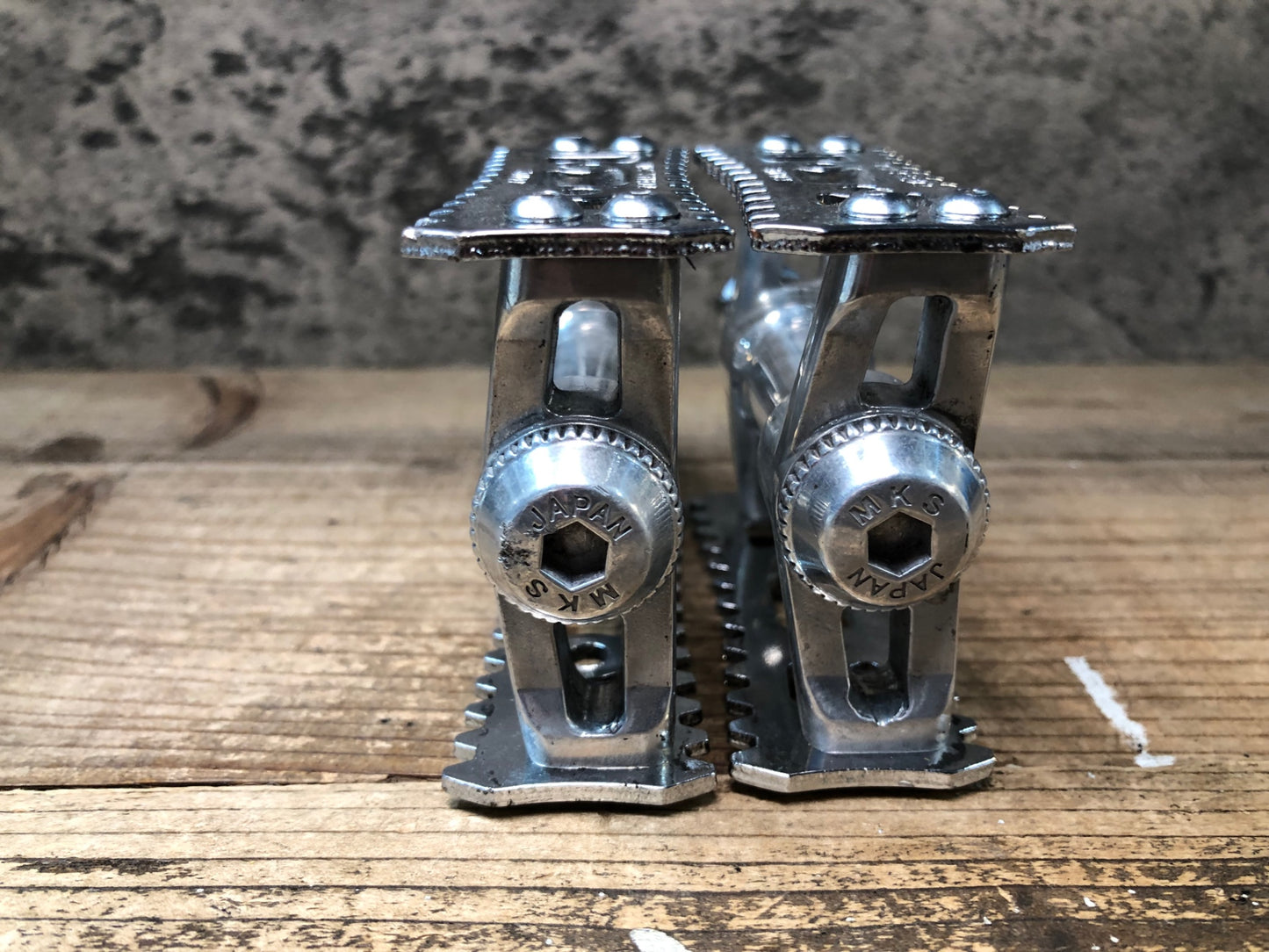 JB613 三ヶ島 MKS シルバン Sylvan Stream Next フラットペダル シルバー