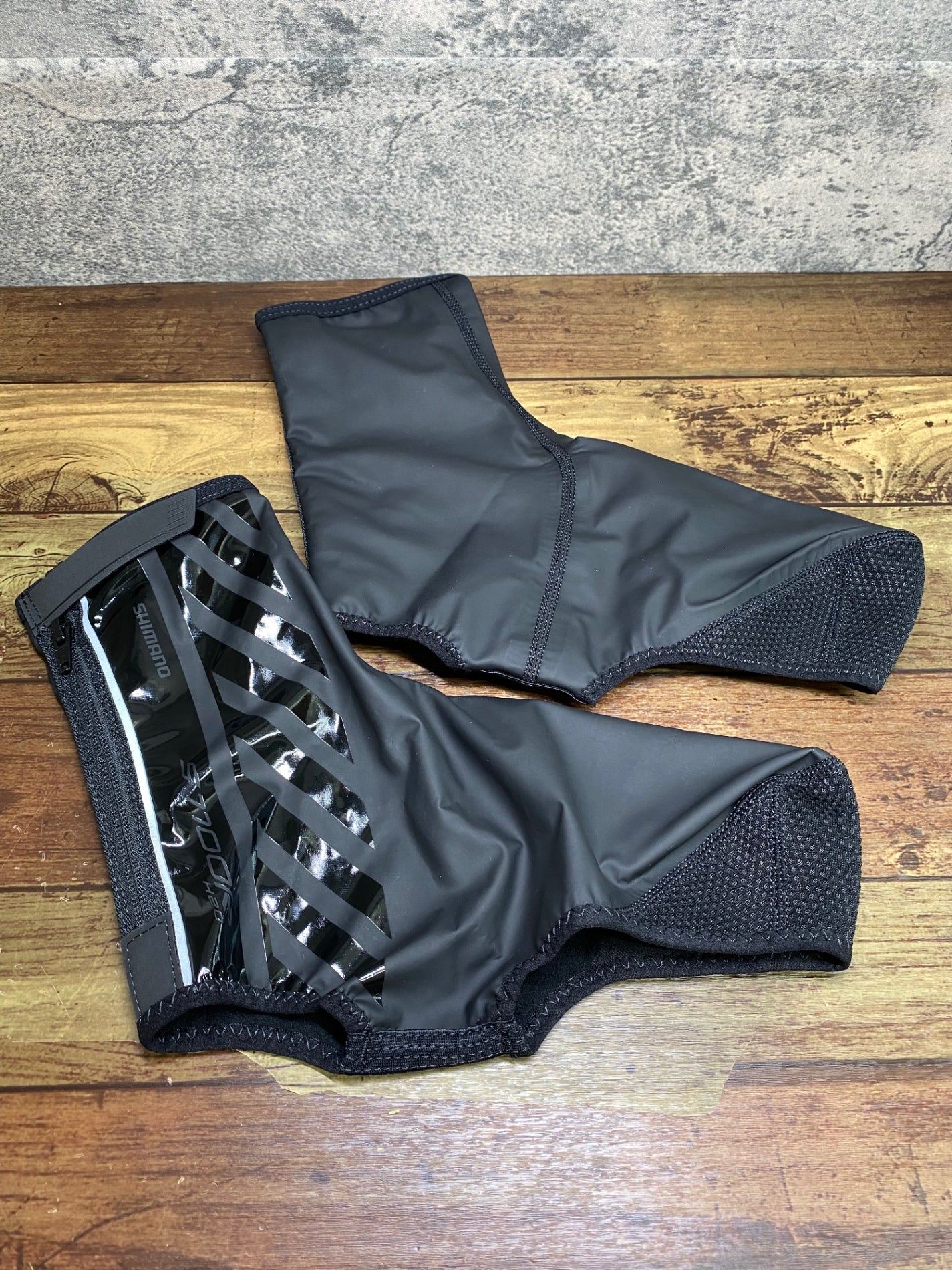 JA348 シマノ SHIMANO シューズカバー 黒 M 裏起毛 S1100R H2O