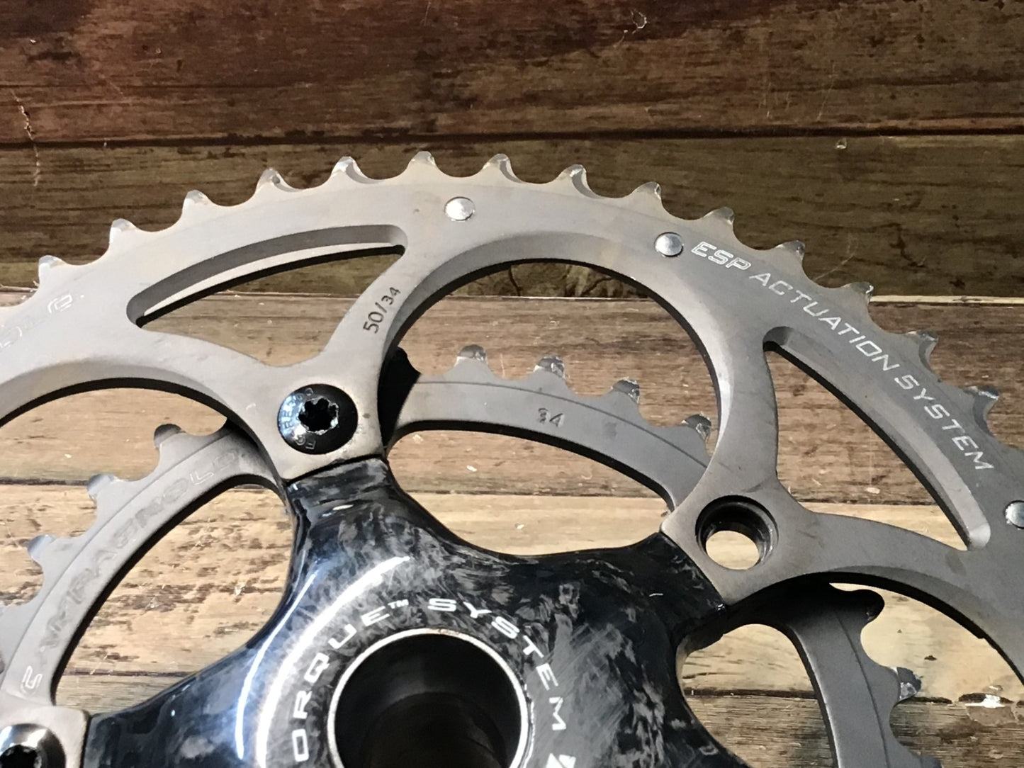 IK790 カンパニョーロ CAMPAGNOLO コーラス CHORUS 5H クランクセット ウルトラトルク 50/34T 175mm ※ボルト1個欠品