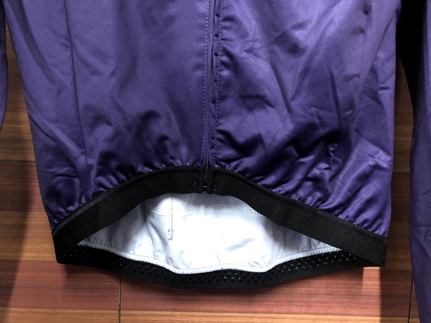 IO583 プッシュハード PUSH HARD SQUARE L/S JERSEY 長袖 サイクルジャージ 紫 M