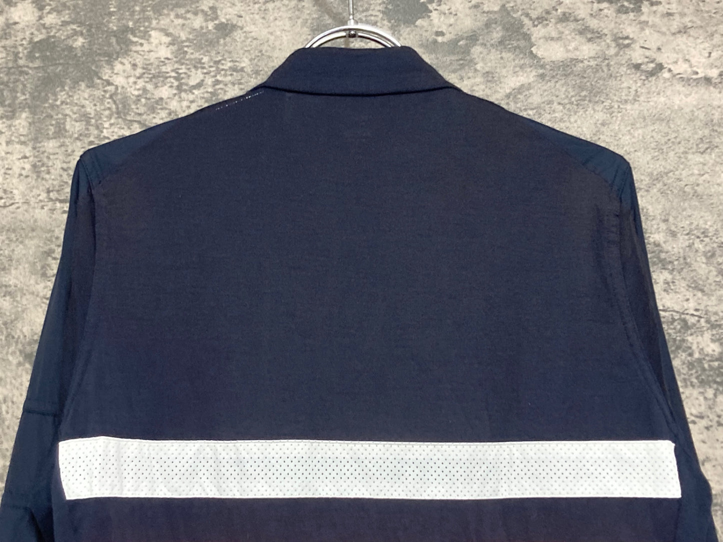 IW268 ラファ Rapha BREVET LONG SLEEVE WINDBLOCK JERSEY 紺 M