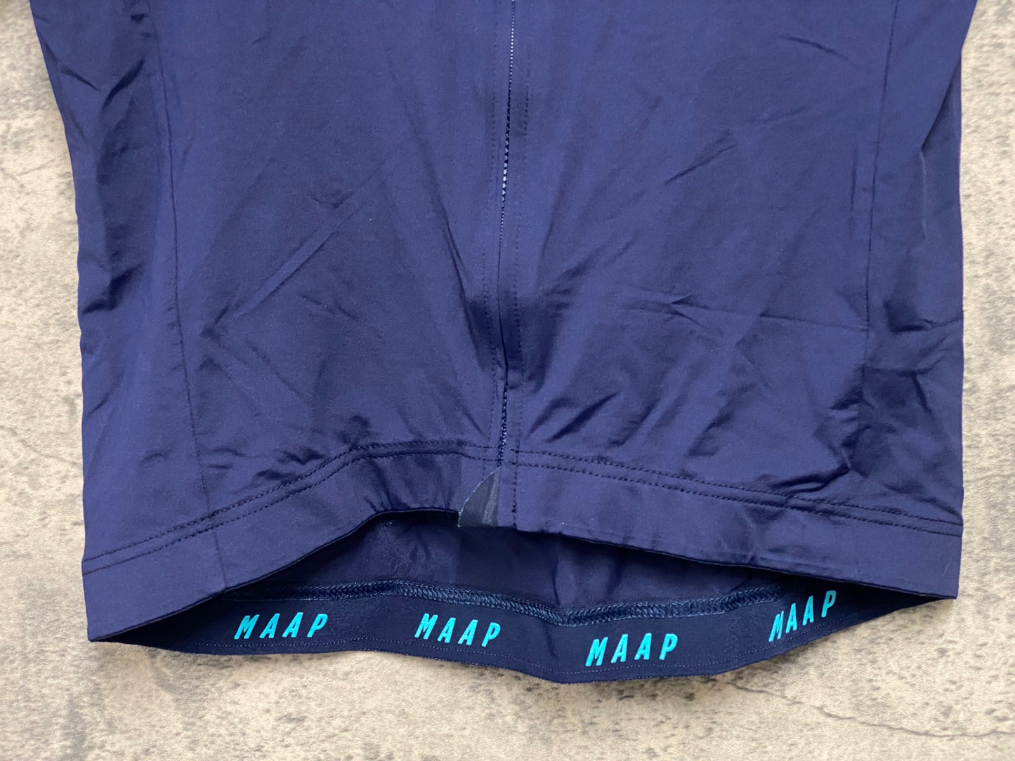 JC044 マープ MAAP TEAM FIT JERSEY 半袖 サイクルジャージ 濃紺 M