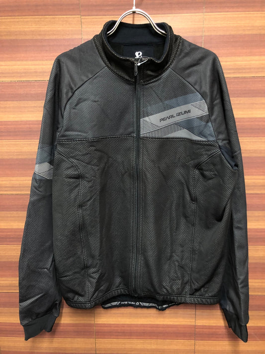 IR652 パールイズミ PEARL iZUMi 長袖サイクルジャケット 黒 BXL 裏起毛 WIND BREAK