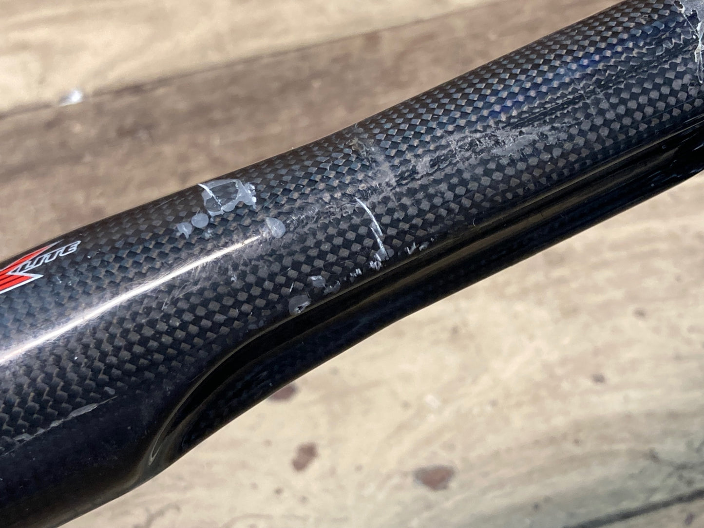 IM505 ボントレガー BONTRAGER RACE X LITE CARBON ドロップハンドル 黒 ブラケットC-C380 Φ31.8